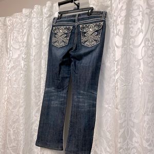 Dark wash like new jeans